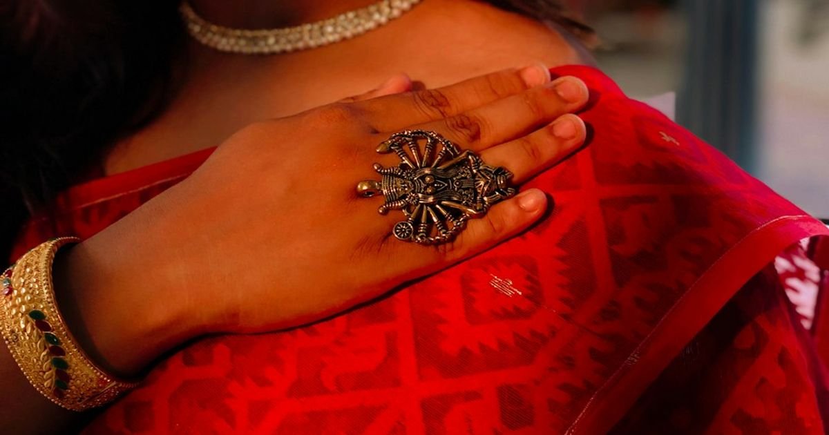 Write a short film prompt on a cultural wedding fusion (Indian + Western)