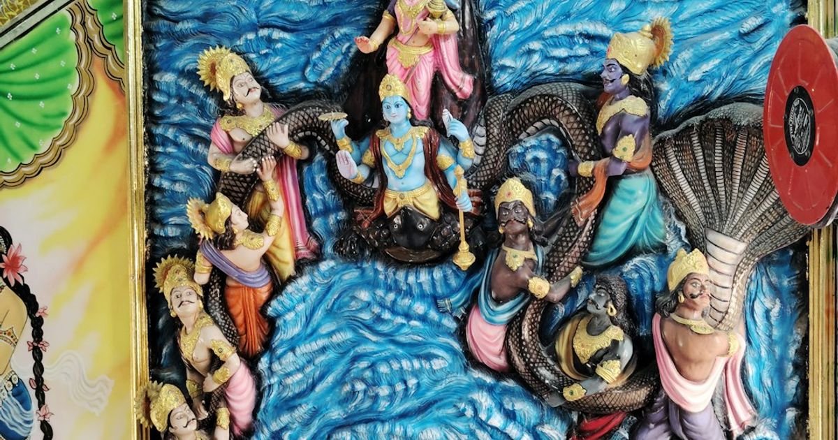 Goddess Durga Fantasy Illustration VEO Prompt