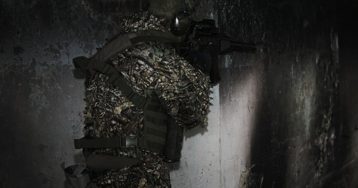 Soldier Silhouette Walking Through Smoke VFX Prompt
