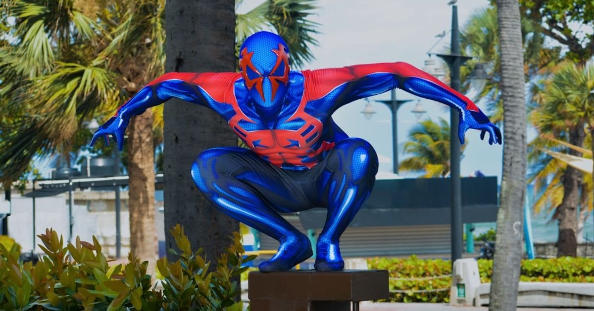 Spider-Man Web Swing Through Fire VFX Prompt
