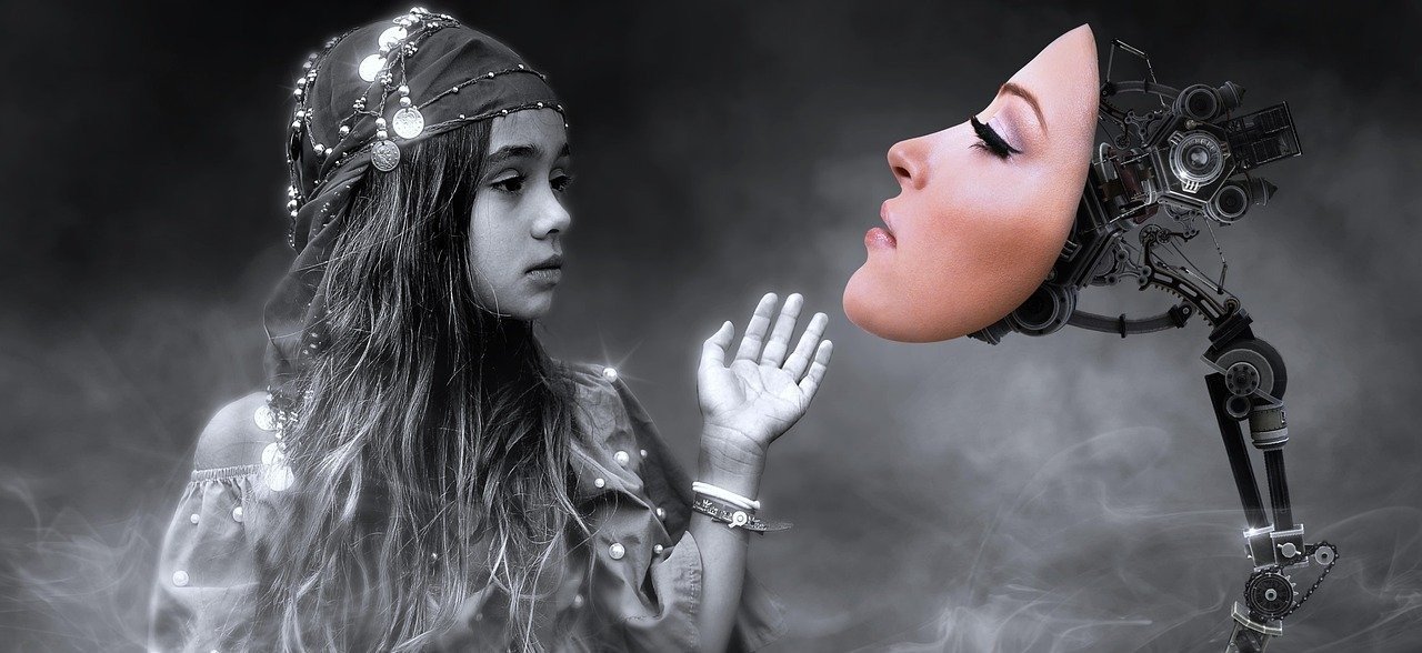 Intimate Aura Merging Generative Art Prompt