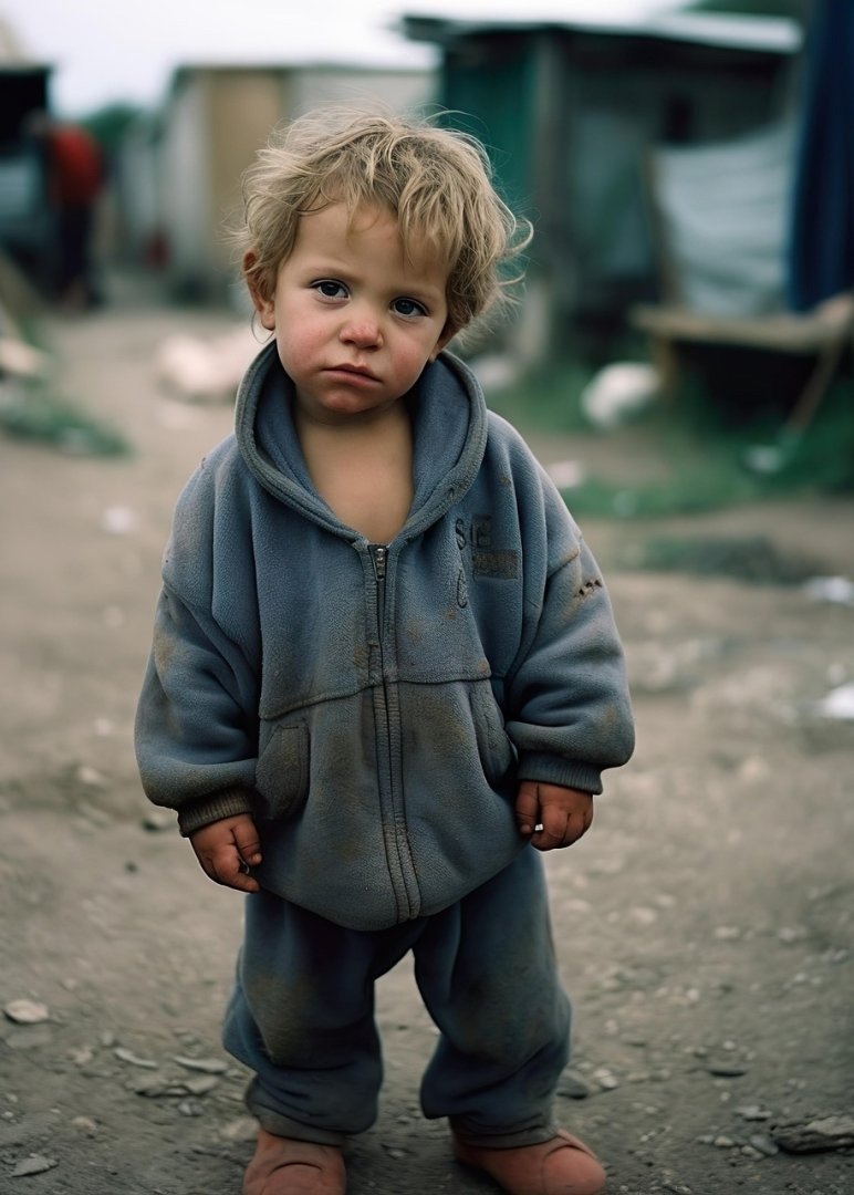 Vibrant cinematic holi festival portrait prompt