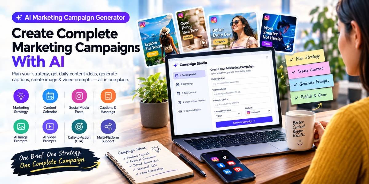 AI Marketing Campaign Generator Create Complete Marketing Campaigns With AI