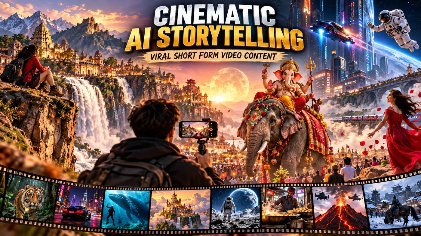Cinematic AI Storytelling Viral Short Form Video Content Prompt